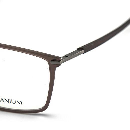 Zeiss (Zeiss) Cadre Full Frame Titanium + Board ZS-75005-F222 Verres optiques Cadre des hommes et des femmes Business Casual Far et Myopia Verres de verres Frame marron Brown Mots 56 mm