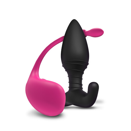 爱感（LOVENSE） Lovense lush/hush 智能跳蛋肛塞蓝牙振动手机操控 lush+hush+润滑液  备注好尺寸