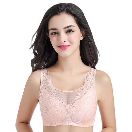 
Angdiedi special postoperative breast bra two-in-one silicone fake breasts fake breasts underwear without steel ring bra skin color left 85B