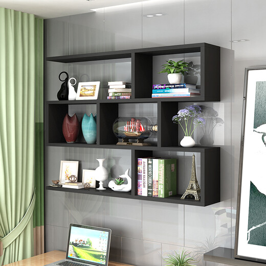 Fire Moon Wall Storage Rack Wall Mount Wall Rack Wall Cabinet Wall Cabinet Modern Simple Wall Cabinet Bookshelf Bookcase Wine Rack White 120 long 20 deep 25 high with three floors