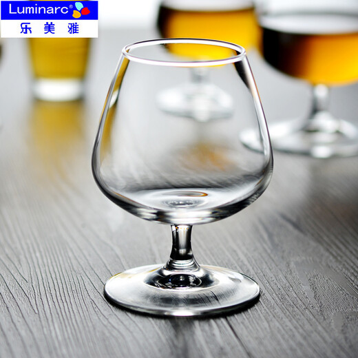 Lemeiya lead-free glass short-legged wine cup Cognac brandy cup Martell cup 6 pieces 250ml free 280ml wine dispenser