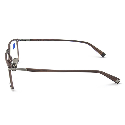 Zeiss (Zeiss) Cadre Full Frame Titanium + Board ZS-75005-F222 Verres optiques Cadre des hommes et des femmes Business Casual Far et Myopia Verres de verres Frame marron Brown Mots 56 mm