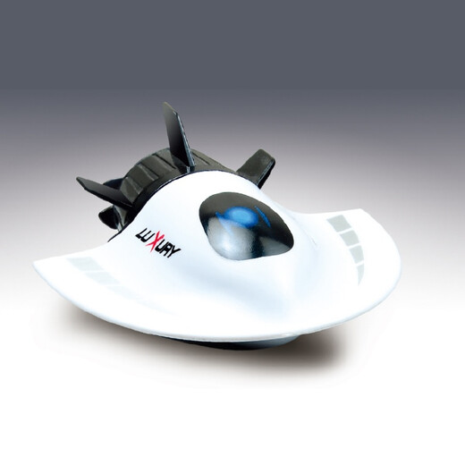 STRONG MONKEY wireless mini submarine fish tank remote control ship nuclear submarine electric aircraft carrier-Silver gray