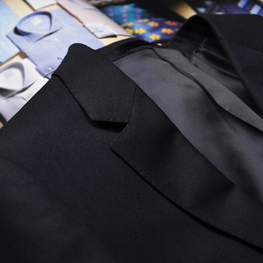 YARDOO TLR. LoroPiana 130 S Italian high-end fabric pure dark blue business slim suit custom-made dark blue