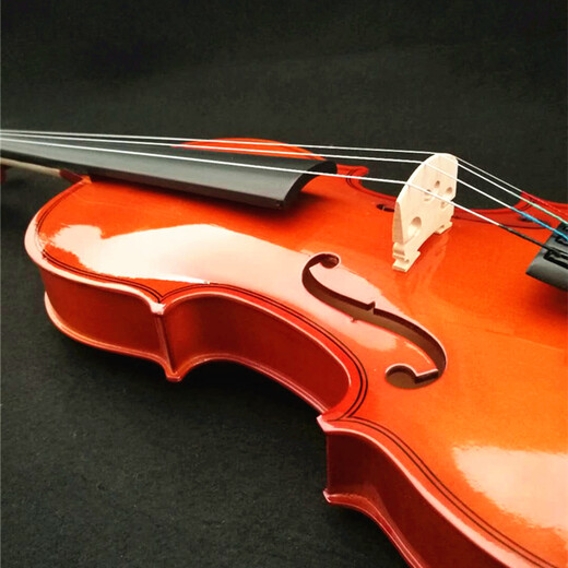 Qibaoju Violin Beginner Solid Wood Formula for Beginners and Children Hand-tuned Students Beginners Grading Exercise Violin 1/8