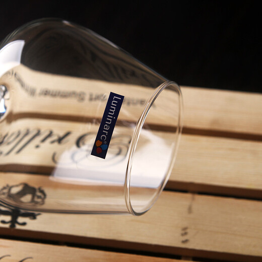 Lemeiya lead-free glass short-legged wine cup Cognac brandy cup Martell cup 6 pieces 250ml free 280ml wine dispenser