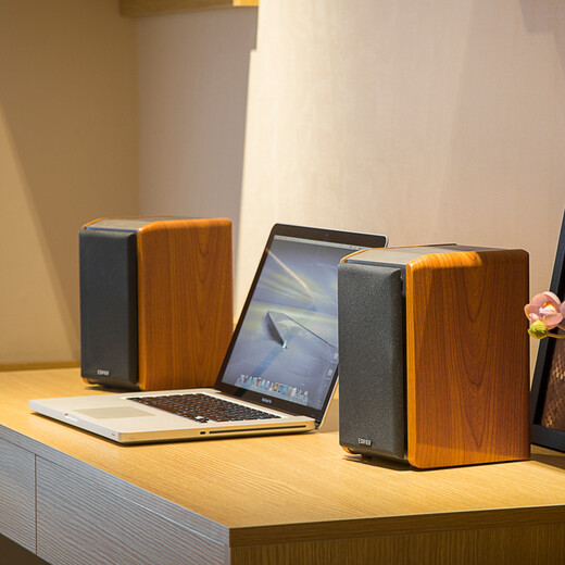 Edifier (EDIFIER) R1000BT Wireless Bluetooth Speaker Wooden Active Speaker 2.0 Channel Multimedia TV Computer Desktop Audio Wood Grain Color