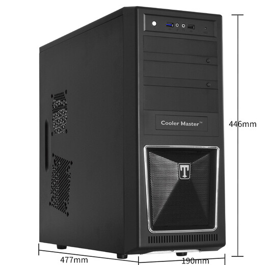 酷冷至尊(CoolerMaster)毁灭战将U3 黑 商务ATX台式机中塔机箱 7硬盘位/含光驱位/USB3.0