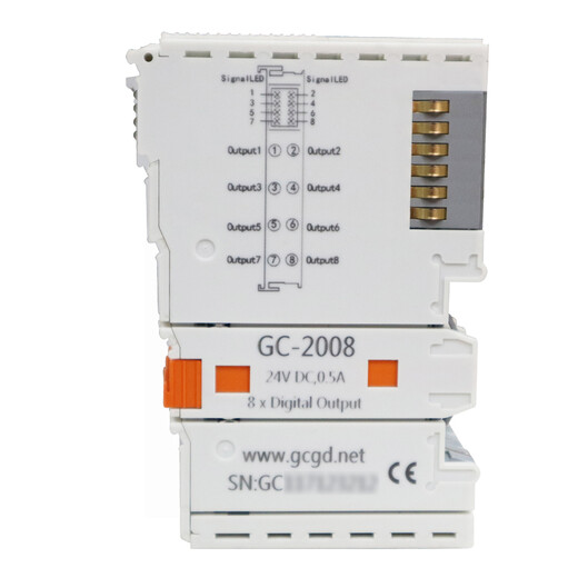 GCAN uses plug-in expansion I/O GC-6101 with Guangcheng Technology PLC and adapter