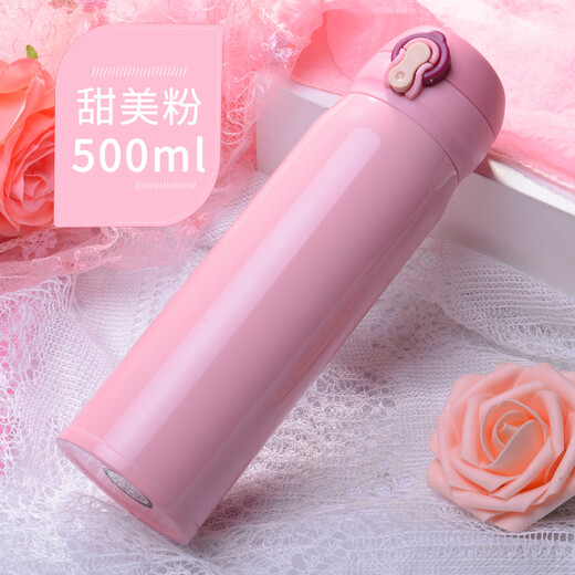 
WINTERPALACE stainless steel vacuum thermos cup men's car cup students outdoor portable water cup gift cup custom blue 500ml