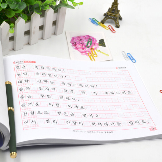 Standard-Koreanisch-Handschrift von Grund auf, Heft für Anfänger – Angxiu-Fremdsprache