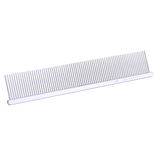 Chris Christensen imported from the United States pet grooming comb, cat hair comb, dog comb, knotted styling comb, floating hair 001 7.5-inch fine comb