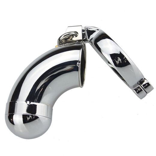 Jiuai Men's penis lock penis lock sm lock stimulating cage chastity lock chastity lock gay alternative love toys Chastity lock F style large size (internal diameter of the lock ring 50mm)