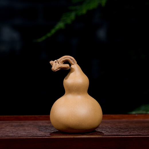 Qianjun Zisha Tea Pets Fine Tea Sets Tea Ceremony Ornaments Fully Handmade Bionic Sculpture Tea Play Duan Ni Gourd Duan Ni
