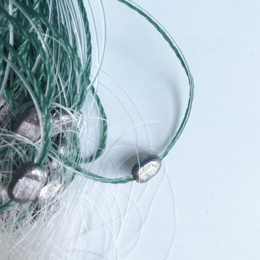 Huaiyu 4m-6m three-layer net, sunken net, fishing net, white silk fishing net, three-layer fish net, reservoir net, 5m, 6 fingers, 100m white silk, three-layer sunken net