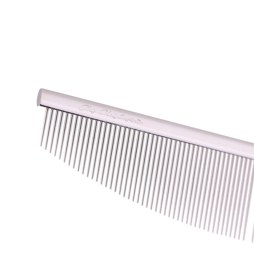 Chris Christensen imported from the United States pet grooming comb, cat hair comb, dog comb, knotted styling comb, floating hair 00C 6.5-inch crescent-shaped grooming comb