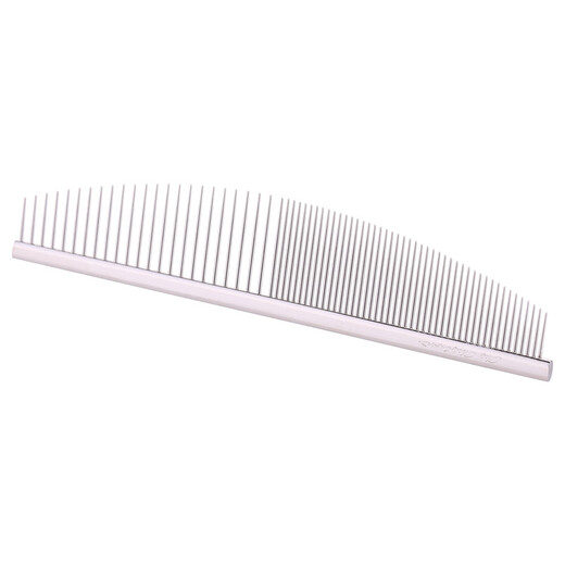 Chris Christensen imported from the United States pet grooming comb, cat hair comb, dog comb, knotted styling comb, floating hair 00C 6.5-inch crescent-shaped grooming comb