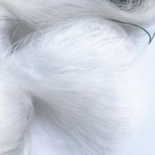 Huaiyu 4m-6m three-layer net, sunken net, fishing net, white silk fishing net, three-layer fish net, reservoir net, 5m, 6 fingers, 100m white silk, three-layer sunken net