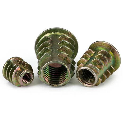 Jinggong zinc alloy internal and external tooth nuts furniture nuts embedded nuts embedded parts inlaid nuts connecting nuts M8x20 20 pieces