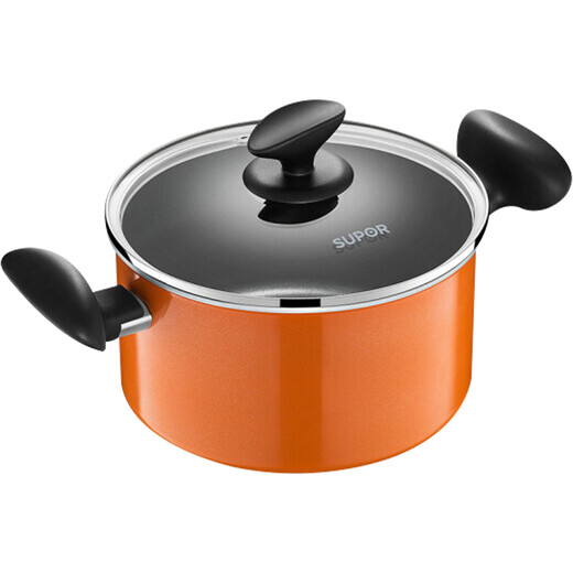 SUPOR three-piece pot set, non-stick wok, wok, soup pot, double-layer steamer, gas stove, open flame