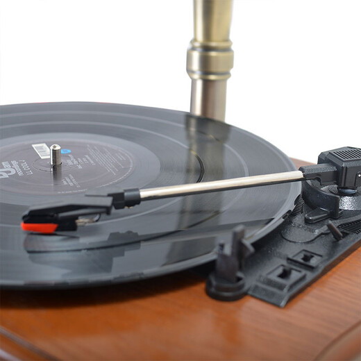 BLACKNOTE Jinmo gramophone retro living room European-style Chinese-style vinyl record player old-fashioned antique streaming sound machine large speaker audio record player A model brown + subwoofer (standard speaker 38cm)