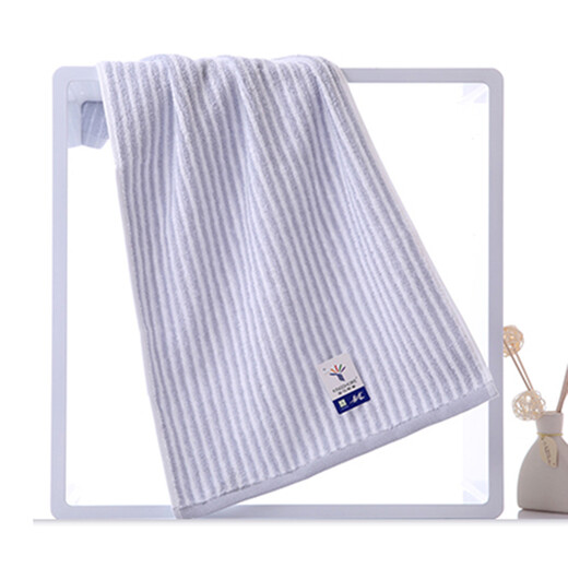 KING SHORE Toalla de algodón puro para adultos y niños, toalla facial a cuadros simple, absorbente de agua, respaldo con almohadilla para niños y toalla pequeña resistente al sudor 60X30cm GA1047A gris (58*29cm) 2 piezas 0g