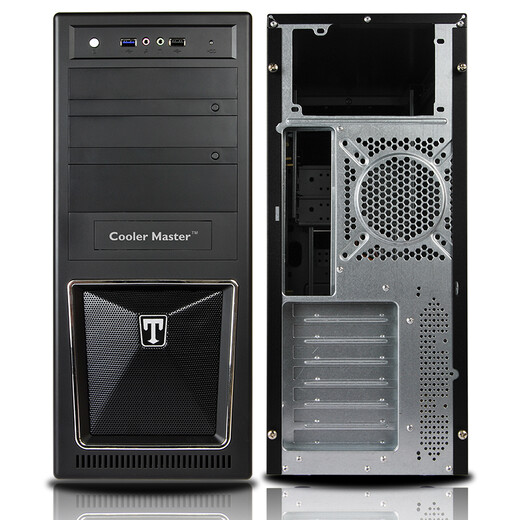 酷冷至尊(CoolerMaster)毁灭战将U3 黑 商务ATX台式机中塔机箱 7硬盘位/含光驱位/USB3.0