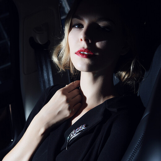 Eternelle French Eternal Temperament Wheat Ear Brooch Women's High-end Coat Accessories Pin Buckle Brooch Gift Champagne