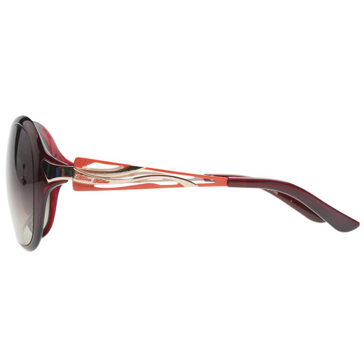 Helen Keller Helen Keller Women's acetate orange progressive frame gray progressive lens polarized glasses sunglasses H8229P97