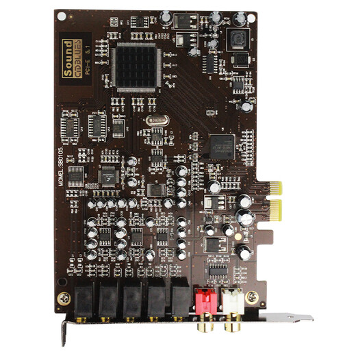 Creative blues desktop singing innovation 5.1 sound card small card slot PCIE independent built-in sound card set SB0060 anchor k innovative technology 7.1 computer built-in sound card SB0105 PCI-E dedicated card slot 5.1 sound card new package debugging