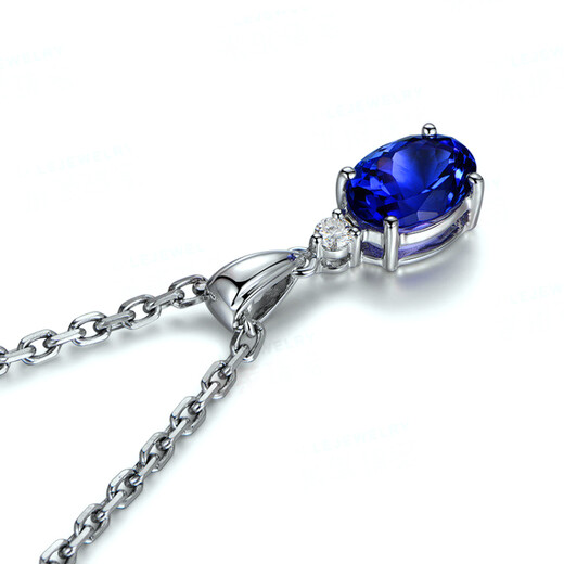 Millai Jewelry 2.2 carat tanzanite pendant 18K gold inlaid colored gemstone necklace customized as a birthday gift for my wife 1.2 carat tanzanite pendant