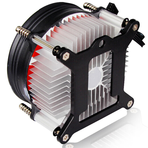 Refroidisseur de processeur BUBALUS L5 (prend en charge INTEL1150/1155/1156/i3/i5/radiateur de refroidissement par air pour ordinateur de bureau/ventilateur à faible bruit de 9 cm/livré avec de la graisse de silicone)