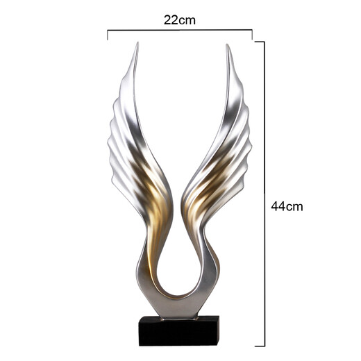 JisiMei Modern Simple Eagle Abstract Sculpture Ornament Creative Home Living Room TV Cabinet Office Decorative Crafts Spread Your Wings and Fly