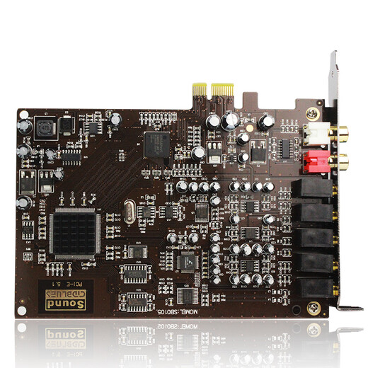 Creative blues desktop singing innovation 5.1 sound card small card slot PCIE independent built-in sound card set SB0060 anchor k innovative technology 7.1 computer built-in sound card SB0105 PCI-E dedicated card slot 5.1 sound card new package debugging