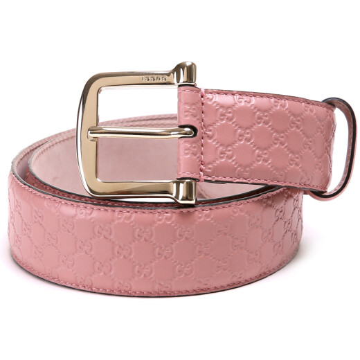 Gucci GUCCI universal pink cowhide embossed needle buckle belt 281548 BMJ1G 5806 95 size Send your boyfriend to give your girlfriend a birthday gift