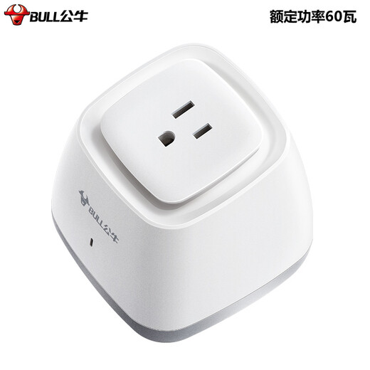 公牛（BULL）1.8米美标电器变压器插座国内使用220V/110V互转额定功率60W内适用 GN-P1W 美国日本