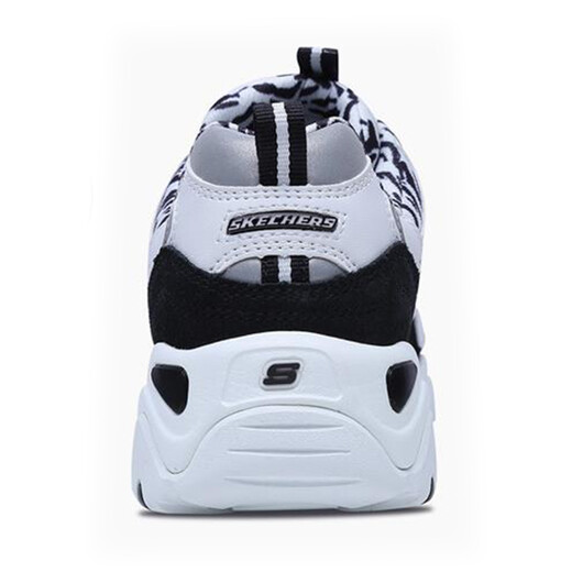 斯凯奇(Skechers)D'Lites²熊猫鞋女款99999672-WBK黑白色运动鞋38码