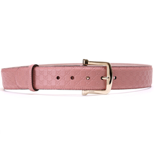 Gucci GUCCI universal pink cowhide embossed needle buckle belt 281548 BMJ1G 5806 95 size Send your boyfriend to give your girlfriend a birthday gift