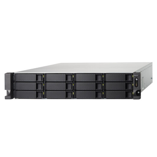 QNAP TS-1232XU quad-core CPU single power supply rack-mounted 12-bay NAS disk array network storage private cloud (TS-1231XU upgraded version)