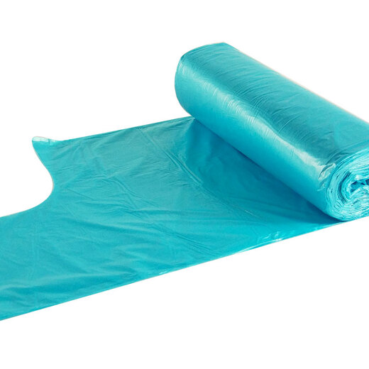 Miaojie vest garbage bag blue 50*70cm 20 pieces single-sided 0.9 wire point break large size