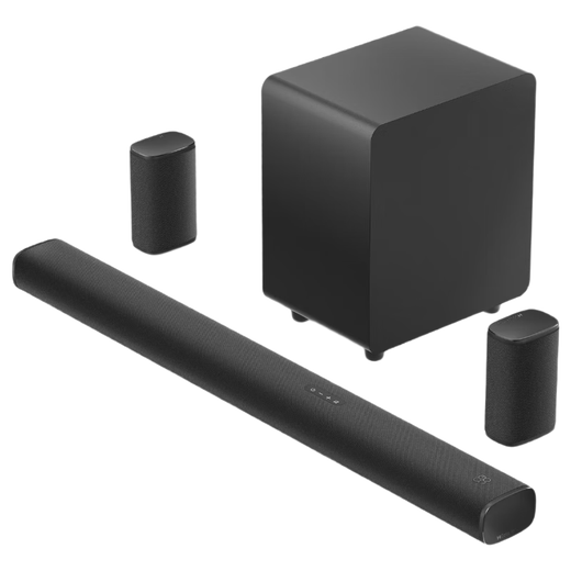 MOONQuintet Moon Quintet Home Theater TV Speaker Sound Wall Dolby Atmos 5.1.2 Wireless Physical Surround 5.1.2 Meteor Black