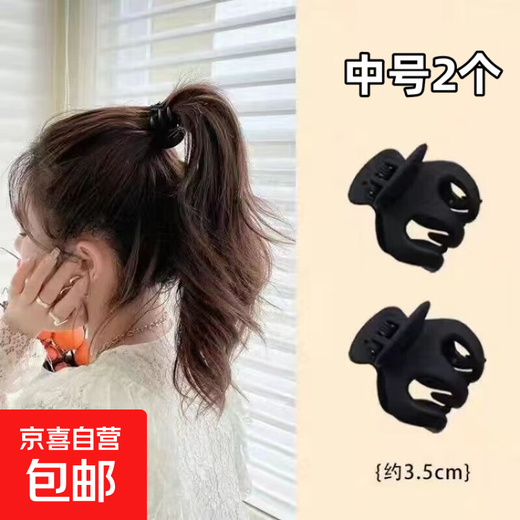 Pumpkin Hair Clip Large Clip High Ponytail Clip Small Clip Fixing Artifact on the Back of the Head Ball Head Small Clip Headdress Women Pumpkin Clamp 2 Medium Sizes