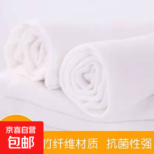 安贝雅纱布尿布竹纤维新生婴儿透气介子布宝宝专用尿片芥子可洗尿 婴儿尿布 10条装 10条装片