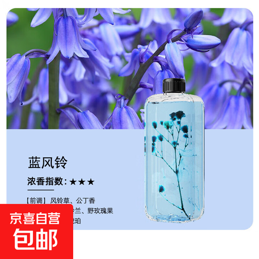 Intelligent aromatherapy machine, automatic fragrance diffuser, household intelligent aromatherapy machine, humidification, hotel bar, beauty salon, deodorization, blue wind chime - 1 bottle of perfume