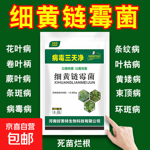 Agricultural streptomycin fungicide Streptomyces flavus streptoxin bacterial disease fruit trees citrus vegetables strawberry special 25g * 3 bags