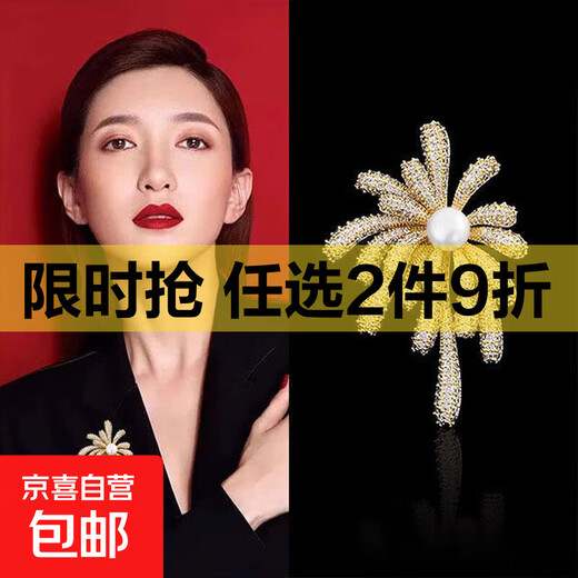 Exquisite brilliant fireworks brooch women's suit corsage brooch accessories cardigan coat temperament decoration Firework beads A105