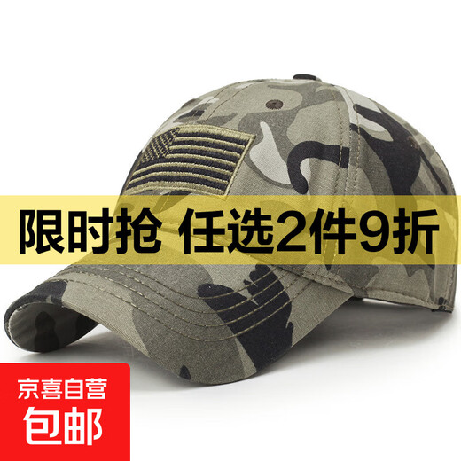 American standard men's baseball cap four seasons outdoor leisure sun hat outdoor fishing hat peaked hat sun hat camouflage adjustable