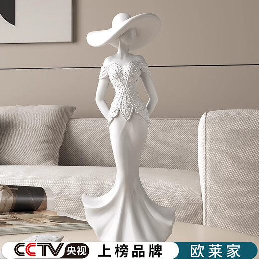Ole's Creative Spring Breeze Phantom Character Art Ornaments High-end Sculpture Living Room Study Entrance Wine Cabinet Home Decoration HT Spring Breeze Phantom - Bag Style