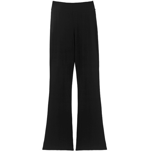 Aiwugo children's dance pants bell bottoms girls black practice trousers sports slim Latin dance jazz dance pants Modal-black 160 (reference height 155-165cm)