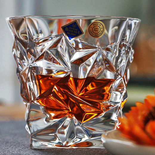 BOHEMIA Czech imported BOHEMIA crystal glass whiskey spirit cup foreign wine cup juice cup creative beer cup Ice Age original import